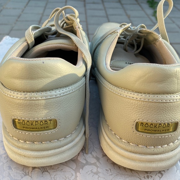 Rockport Men’s PROWALKER Leather sneakers, Off White, Size 11 Med - Picture 3 of 10